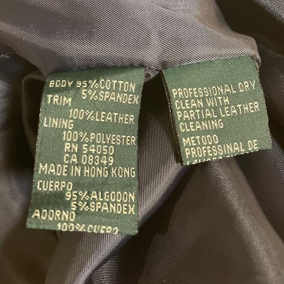 Ralph Lauren Equestrian Blazer 6 | Vintage Navy Jacket, Leather Trim Toggle Rare - Picture 8 of 9